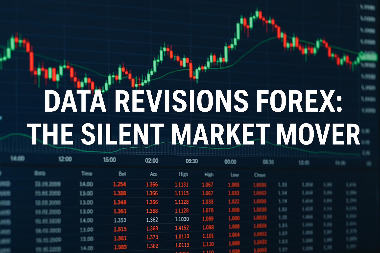 Data Revisions Forex: The Silent Market Mover